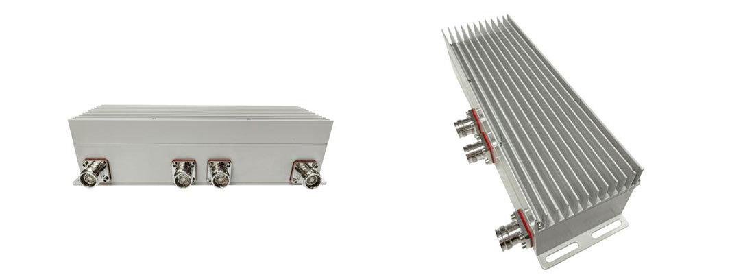 Low PIM 600–6000 MHz 4‑in‑3‑out Hybrid Combiner