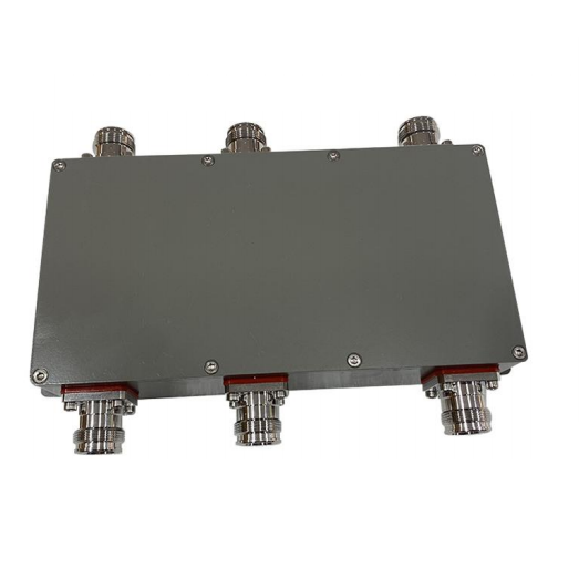  380-3800MHz 3 in 3 Out Hybrid Coupler Combiner with Low PIM-160dBc 4.3-10F