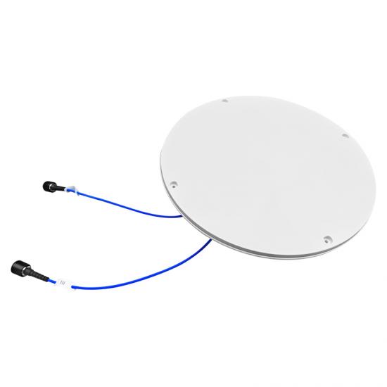 380-4300MHz 3-4.5dBi HH-Pol 2-Port Indoor Flat Omni Antenna